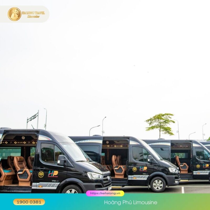 Xe limousine nào có dịch vụ đón tận nhà từ Hà Nội đi Hạ Long? 3 Hoàng Phú Limousine